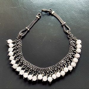 Rose Quartz Choker - 16”